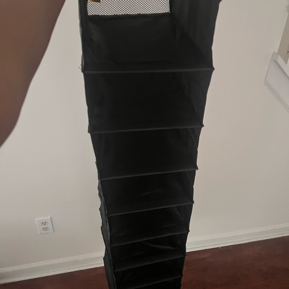 Black Hanging Closet Organizer